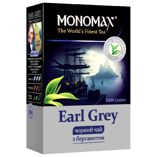 Чай чорний Мономах Earl Grey 90 г