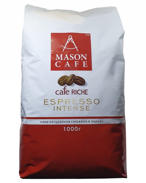 Кофе зерновой Coffee RICH MASON 1 кг РОБУСТА