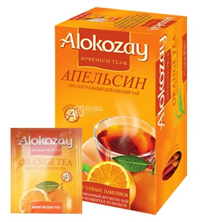 Чай чорний з апельсином Alokozay 25 пакетів