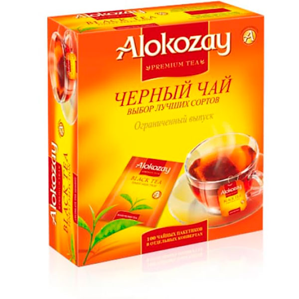 Чай черный Alokozay 100 пакетов