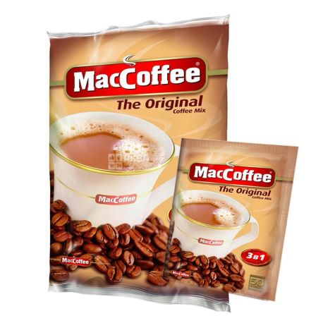 Кофейный напиток расстворимый Маккофе 3в1 Классик 25 пакетов