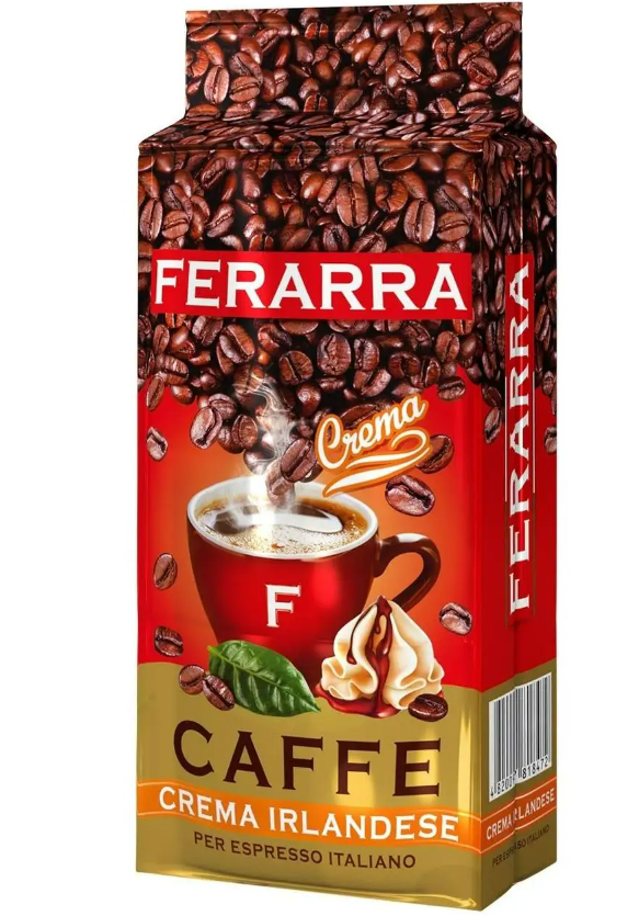Кофе молотый Crema Irlandese ТМ FERARRA 250 г