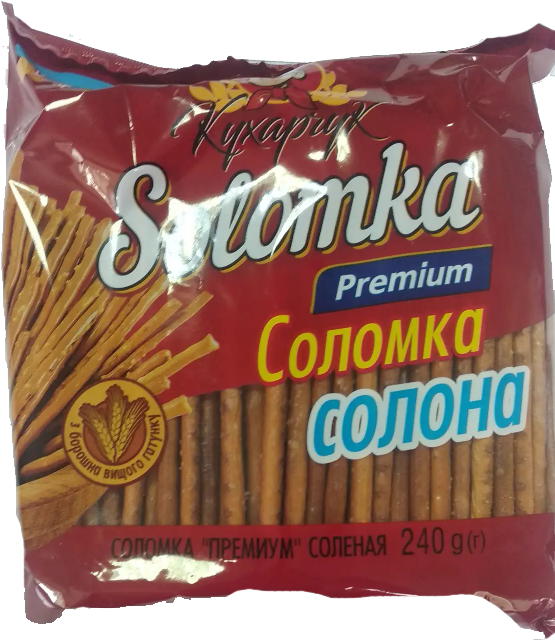 Соломка солона Кухар-Чук 240 г