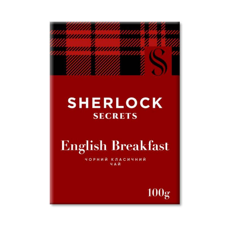 Чай черний Англійський сніданок ТМ Sherlok 100 г