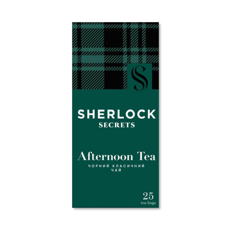 Чай черный байховый Afternoon Tea ТМ Sherlock Secrets 25пакетиков