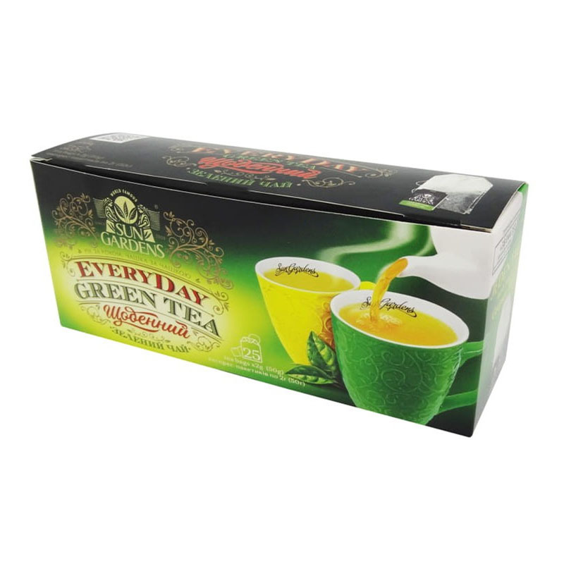 Чай зелений Щоденний SUN Gardens 25 пакетів