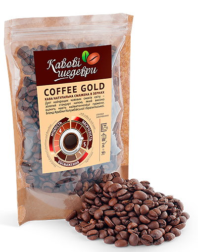 Кофе зерновой COFFEE GOLD 0,5 кг