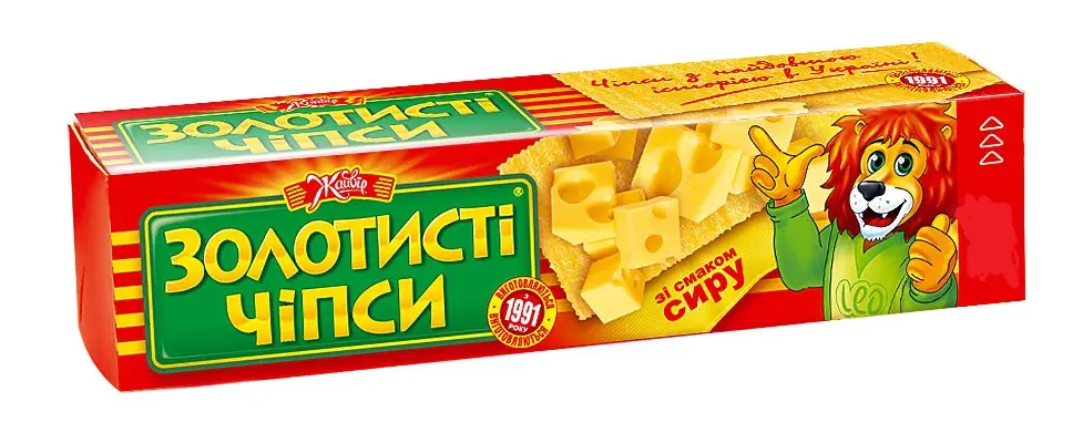 Чіпси Золотисті сир Жайвір 50 г