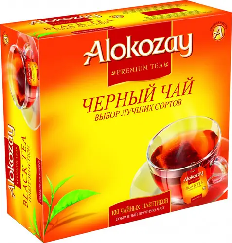 Чай черный Alokozay 100 пакетов