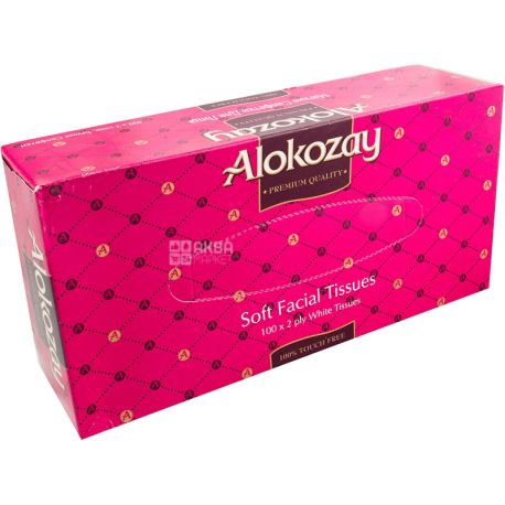 Селфетки бумажные двухслойные Alokozay 100 шт