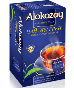 Чай черный с бергамотом Alokozay 25 пакетов