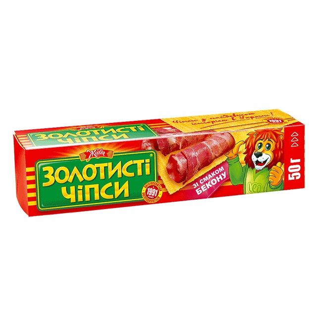 Чіпси Золотисті бекон Жайвір 50 г