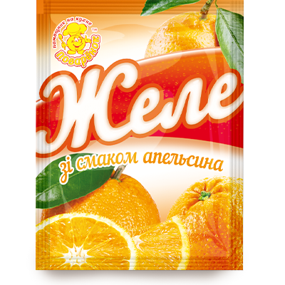 Желе со вкусом апельсина Кухар-Чук 75 г