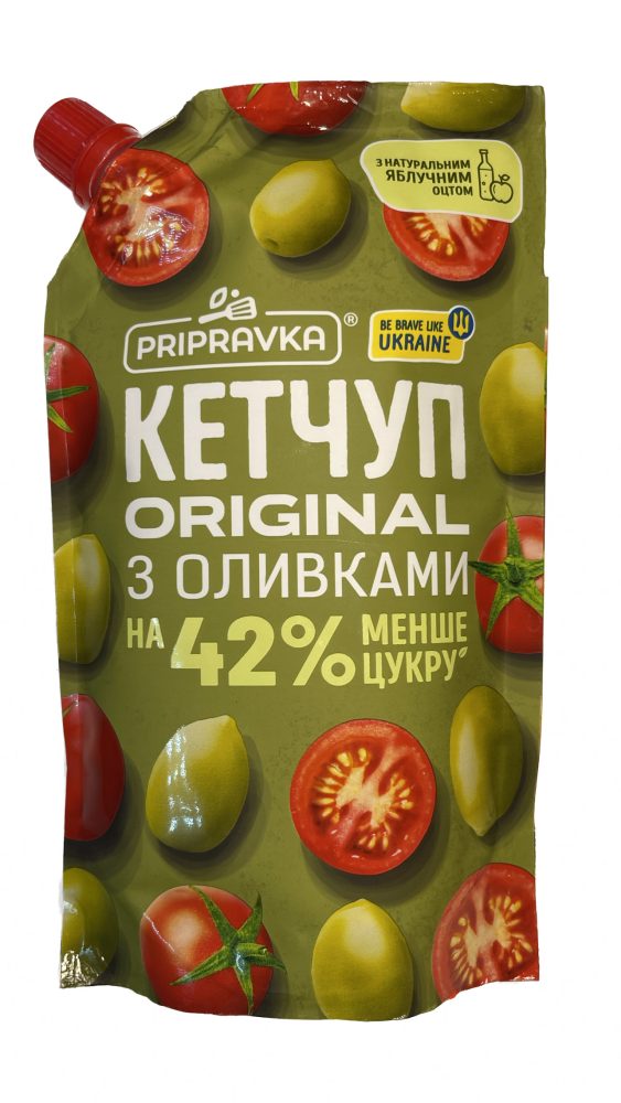 Кетчуп Original з оливками Приправка д/п 250 г
