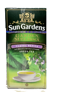 Чай Sun Gardens зелений Garden Melissa 25 пакетиків